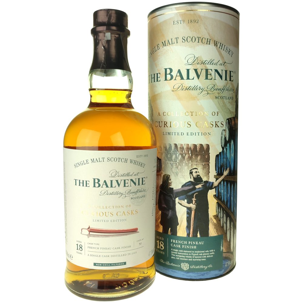 Balvenie 18 ans Curious Casks French Pineau Cask Finish Speyside Single Malt